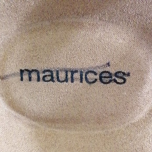 Maurices Womans Lucy Double Buckle Slide Sandals White Cork Wedge Heel 6M - Picture 8 of 10